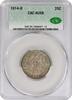 US Quarter 1914-D Barber Silver Quarter AU58 CACG None -