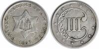 US Three Cent 1853 Three Cent Silver AU Uncertified #116 None -