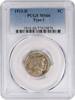 US Nickel 1913-D Buffalo Nickel Type 1 MS66 PCGS None -