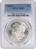 US Dollar 1878-S Morgan Silver Dollar MS65 PCGS None -