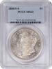 US Dollar 1880/9-S Morgan Silver Dollar MS62 PCGS None -