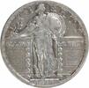 US Quarter 1917-D Standing Liberty Silver Quarter Type 2 EF Uncertified #947 None -
