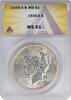 US Dollar 1935-S Peace Silver Dollar MS61 ANACS None -