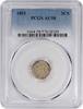US Three Cent 1851 No Mint Mark 1851 Three Cent Silver AU58 PCGS None AU 2,142.92 元  ＋  428.58 元 运费