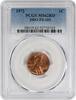 US Cent 1972 Lincoln Cent DDO FS-103 MS62RD PCGS None -