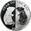 US Five Dollar 2020 Tokelau $5 Year of the Rat Limited Edition Silver 401/500 PRF OGP -