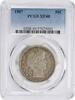 US Half Dollar 1907 Barber Silver Half Dollar EF40 PCGS None -