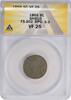 US Nickel 1866 Shield Nickel RPD FS-302 VF25 ANACS None -