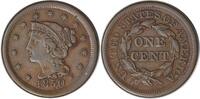 US Cent 1850 Large Cent EF Uncertified None -