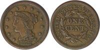 US Cent 1852 Large Cent Choice EF Uncertified None -