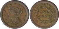 US Cent 1852 Large Cent EF Uncertified None -
