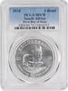 US 2018 South Africa 1 Rand MS70 FDOI PCGS First Day of Issue -