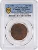 US (c.1790) Great Britain Conder Token 1/2 Penny Middlesex Mail Coach Genuine (Cleaned-UNC Detail) PCGS -