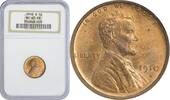 US Cent 1910-S Lincoln Cent MS65RB NGC None -