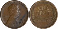 US Cent 1913-S Lincoln Cent EF Uncertified None -