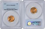US Cent 1937-P Lincoln Cent MS66RD PCGS None -