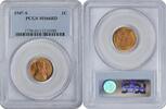 US Cent 1947-S Lincoln Cent MS66RD PCGS None -