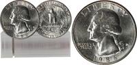 US Quarter 1986-D BU Washington Quarter 40-Coin Roll None -