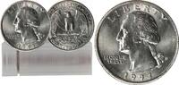 US Quarter 1993-D BU Washington Quarter 40-Coin Roll None -