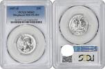 US Quarter 1957-D Washington Silver Quarter Misplaced MM FS-501 MS63 PCGS None -