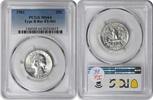 US Quarter 1961 Washington Silver Quarter Type B Reverse FS-901 MS64 PCGS None -