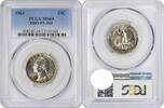US Quarter 1963 Washington Silver Quarter DDO FS-103 MS64 PCGS None -