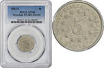 US Nickel 1883/2 Shield Nickel Overdate FS-302 EF40 PCGS None -
