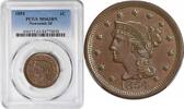 US Cent 1854 Large Cent Newcomb 20 MS63BN PCGS None -