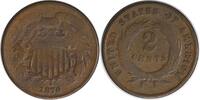 US Two Cent 1870 Two Cent Piece G Uncertified None -