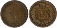 US Cent 1884 Indian Cent AG Uncertified None -