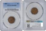 US Cent 1907 Indian Cent MS64RB PCGS None -