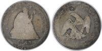 US Quarter 1843-O Liberty Seated Silver Quarter Large O FS-501 Plugged AG Uncertified #1101 None -
