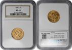 US Five Dollar 1881 $5 Gold Liberty Head MS63 NGC None -