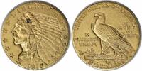 US Two and a Half Dollar 1915 $2.50 Gold Indian AU58 Uncertified #1008 None -