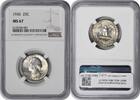 US Quarter 1936 Washington Silver Quarter MS67 NGC None -