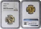 US Quarter 1948-D Washington Silver Quarter MS67 NGC None -