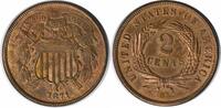 US Two Cent 1871 Two Cent Piece RPD FS-301 MS63 Uncertified #251 None -