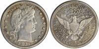 US Quarter 1901-O Barber Silver Quarter EF Uncertified #1049 None -