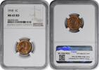 US Cent 1918 Lincoln Cent MS65RD NGC None -
