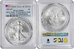 US Dollar 2021-(P) $1 American Silver Eagle Emergency Issue Type 1 MS69 First Day of Issue PCGS First Day of Issue -