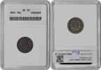 US Dime 1844 Liberty Seated Silver Dime VG10 ANACS None -