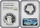 US One Hundred Dollar 2008-W $100 American Platinum Eagle PR70UCAM NGC None -
