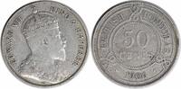 US 1906 British Honduras 50 Cents KM13 VF Uncertified #1237 -