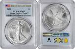 US Dollar 2021 $1 American Silver Eagle Type 2 MS69 First Day of Issue PCGS First Day of Issue -