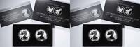 US Dollar 2021 $1 American Silver Eagle Designer Edition 2-Coin Set Reverse Proof in Original Government Packaging None -