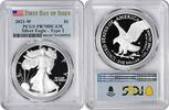 US Dollar 2021-W $1 American Silver Eagle Type 2 PR70DCAM First Day of Issue PCGS First Day of Issue -