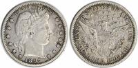 US Quarter 1897-S Barber Silver Quarter EF Uncertified #846 None -