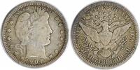 US Quarter 1904-O Barber Silver Quarter VF Uncertified #1214 None -