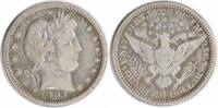 US Quarter 1904-O Barber Silver Quarter VF Uncertified #1218 None -