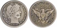 US Quarter 1914-S Barber Silver Quarter F Uncertified #1043 None -